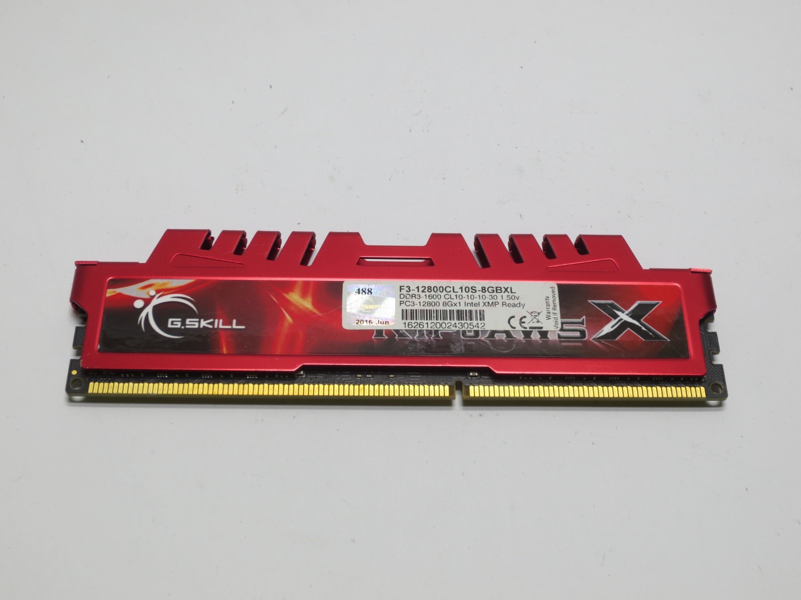 G.Skill RIPJAWS X 8GB PC3-12800 DDR3 Computer Memory RAM F3-12800CL10S-8GBXL
