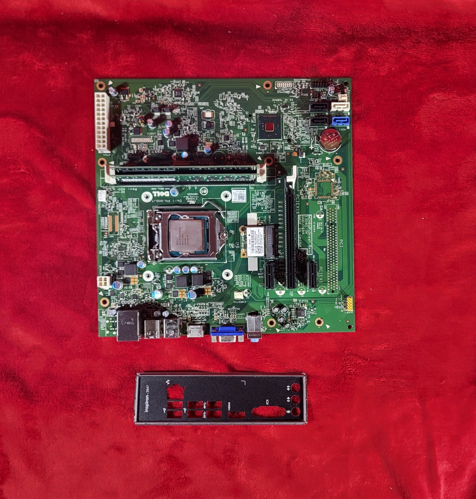 Dell Inspiron 3847 i5-4460 3.2GHz 8GB RAM Motherboard GGDJT w/Faceplate – Tested