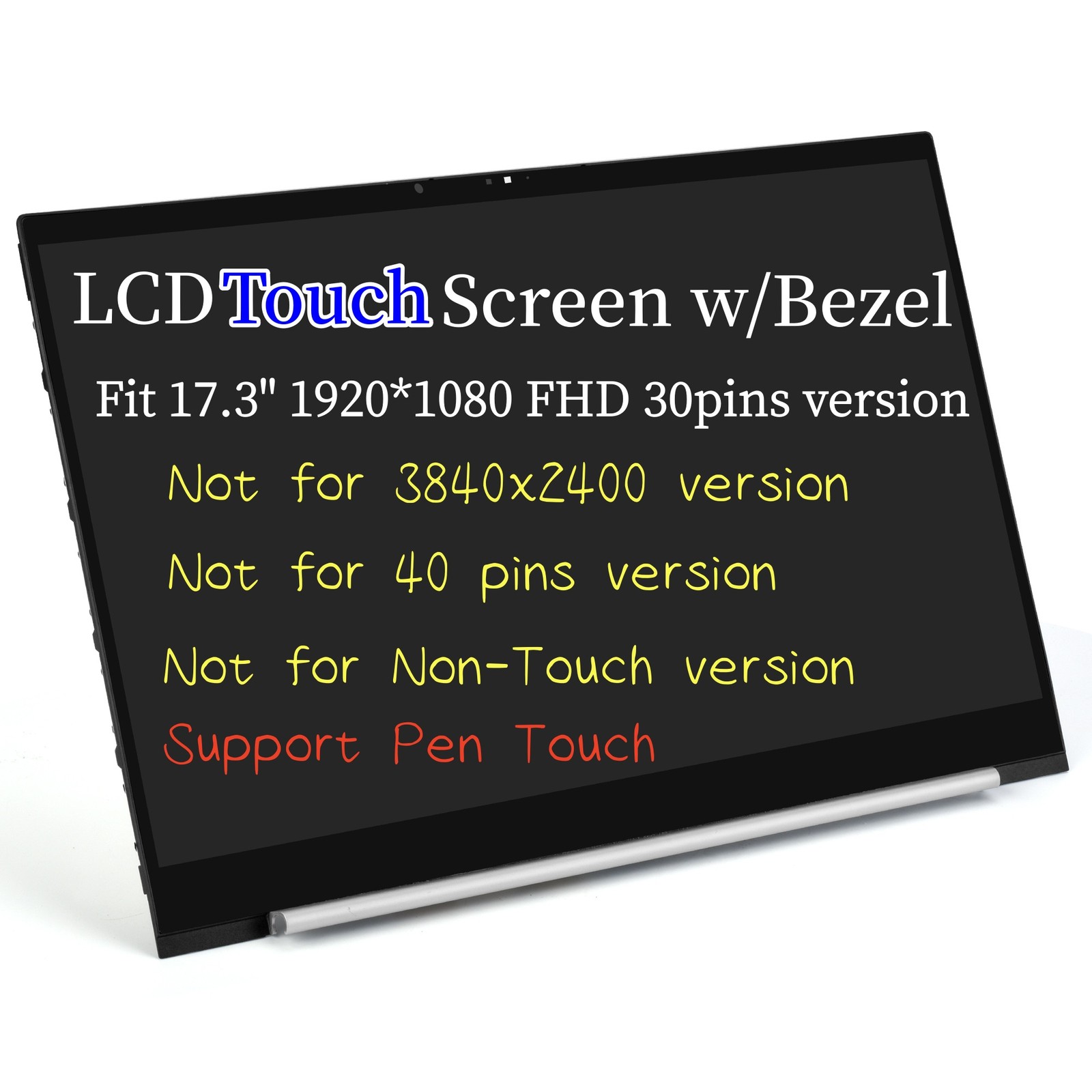17.3in FHD for HP Envy 17-CR 17M-CR 17T-CR M93580-440 LCD Touch Screen ASSEMBLY