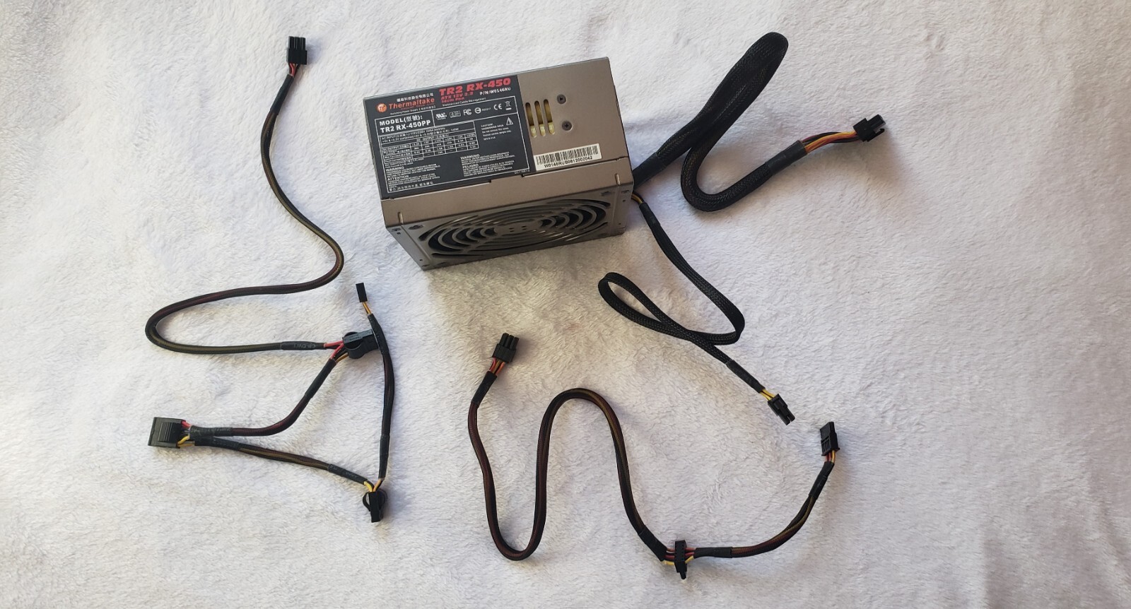 Thermaltake Tr2 Rx-450PP 450w ATX 12v Ver2.2 Passive PFC Modular Power Supply