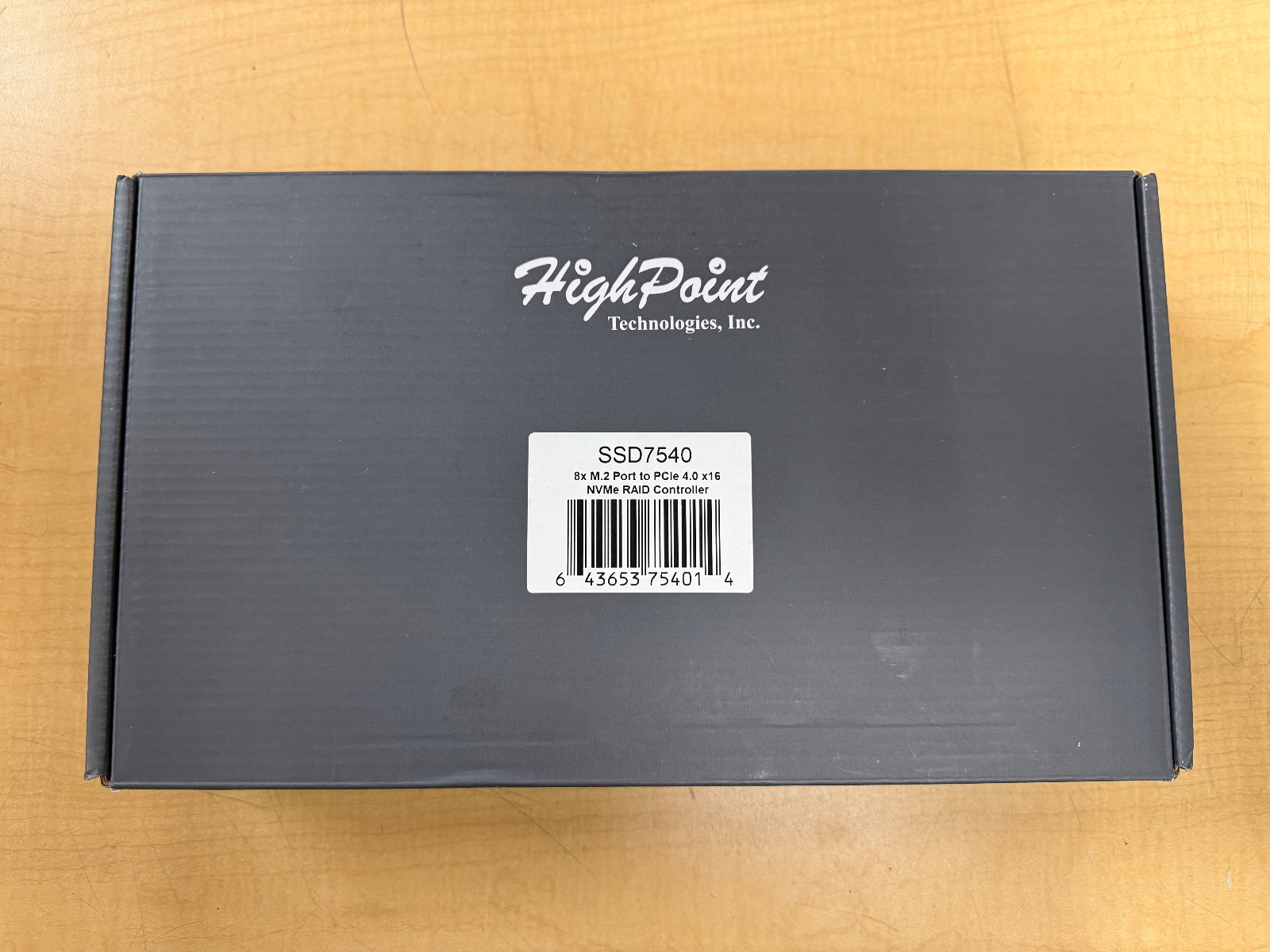 HighPoint SSD7540 PCI-Express PCIe 4.0 x16 8-Port M.2 NVMe RAID Controller