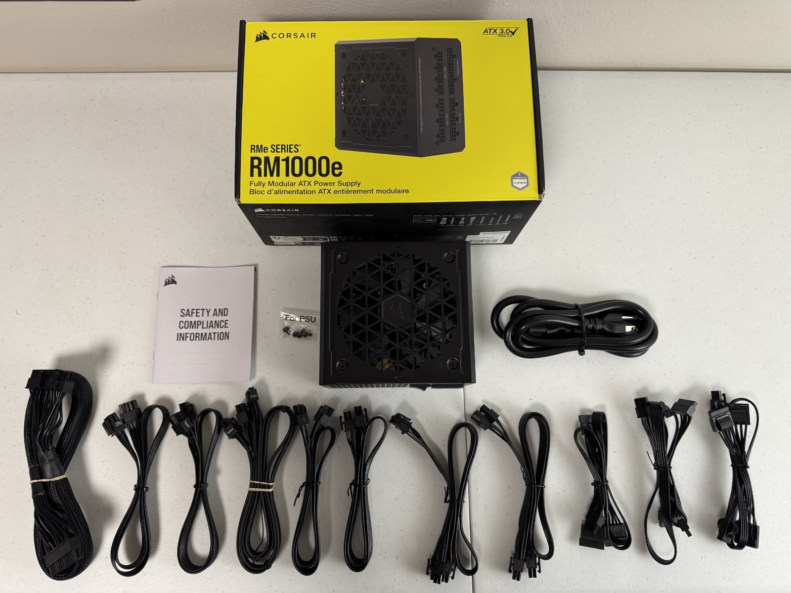 Corsair RM1000e 80 Plus Gold Efficiency 1000W Fully Modular Power Supply