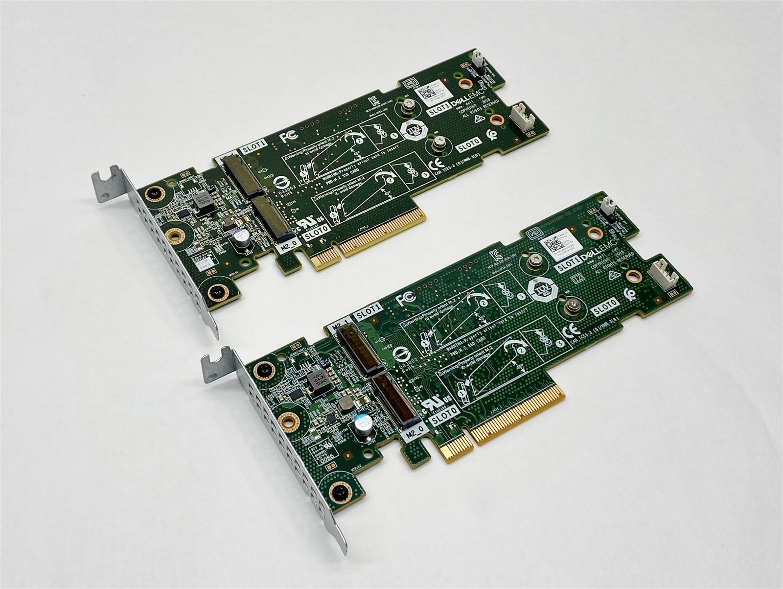 Dell Boss-s1 PCIe Card Storage Controller Low Profile 2x M.2 Slots 061F54 Lot 2