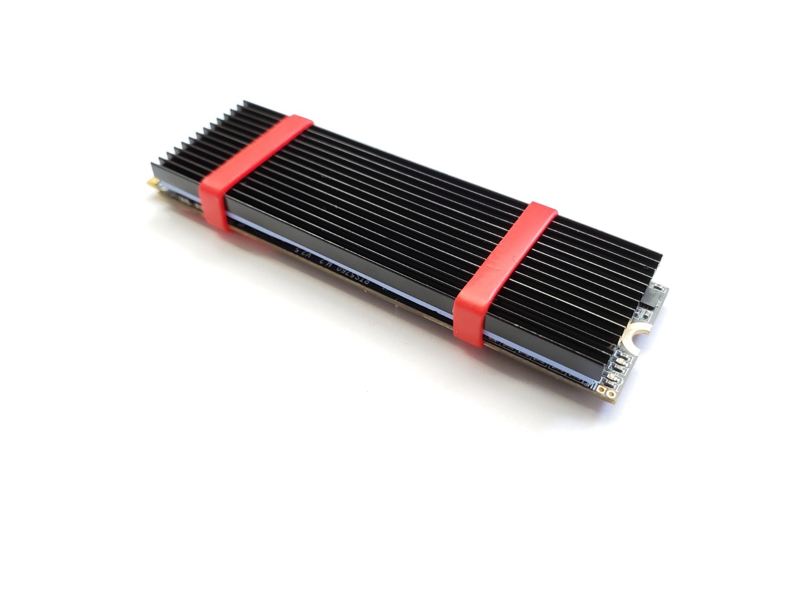 M.2 NGFF NVMe 2280 PCIE SSD Aluminum Cooling Heat Sink With Thermal Pad (Black)