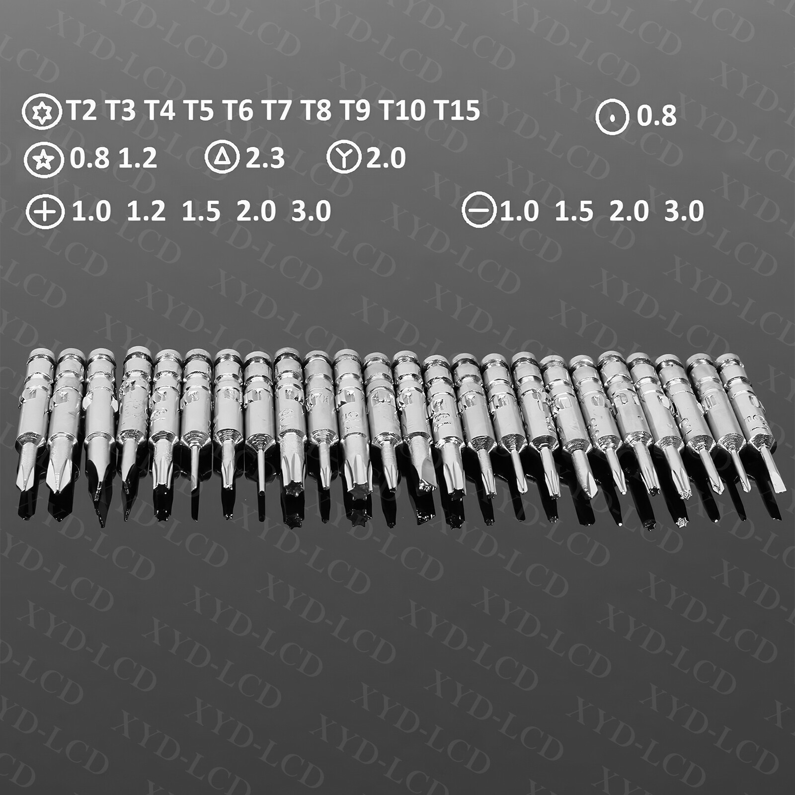 Macbook Air, Macbook Pro Repair Tool Kit W/ 1.2mm Pentalobe Screwdriver 25 in 1