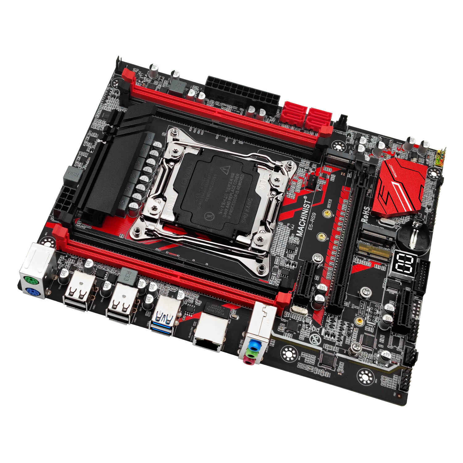 LGA 2011-3 E5 RS9 Motherboard USB 2.0 USB 3.0 NVME four channel DDR4 RAM XEON