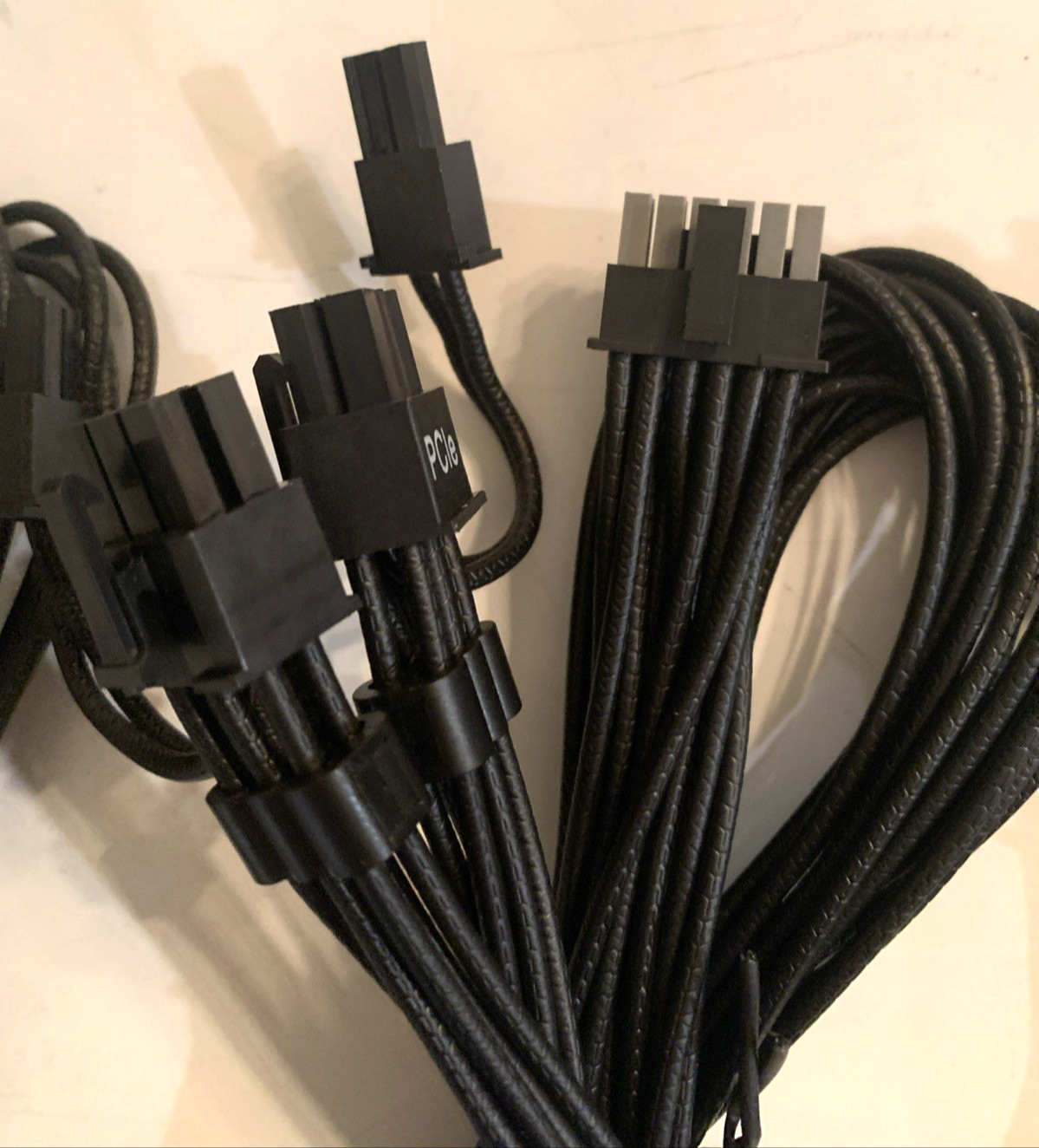 Lot of 4 Corsair RMe Series RM750e SATA CPU PCI-E Replacement Wires/Cables