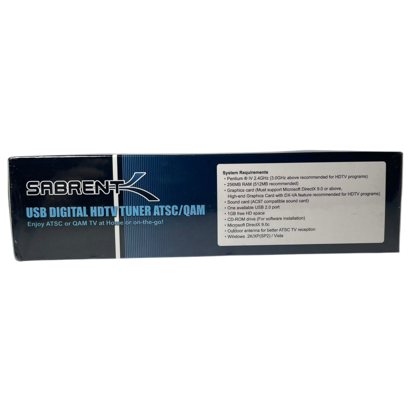 Sabrent USB Digital TV Tuner ATSC QAM Analog Remote Control Supports HDTV New