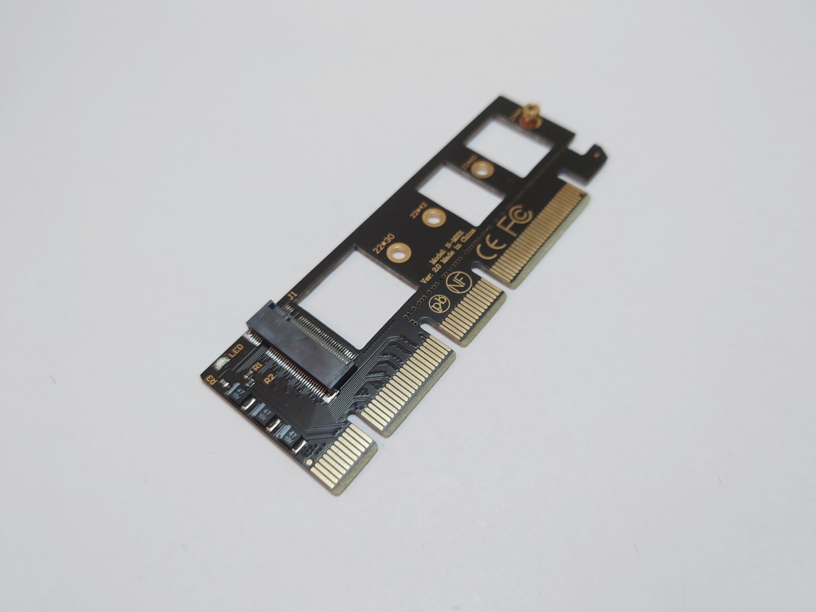 10/Lot PCI-E Nvme M.2 SSD Adapter M Key PCI express 3.0 x4 x8 x16 Expansion Card
