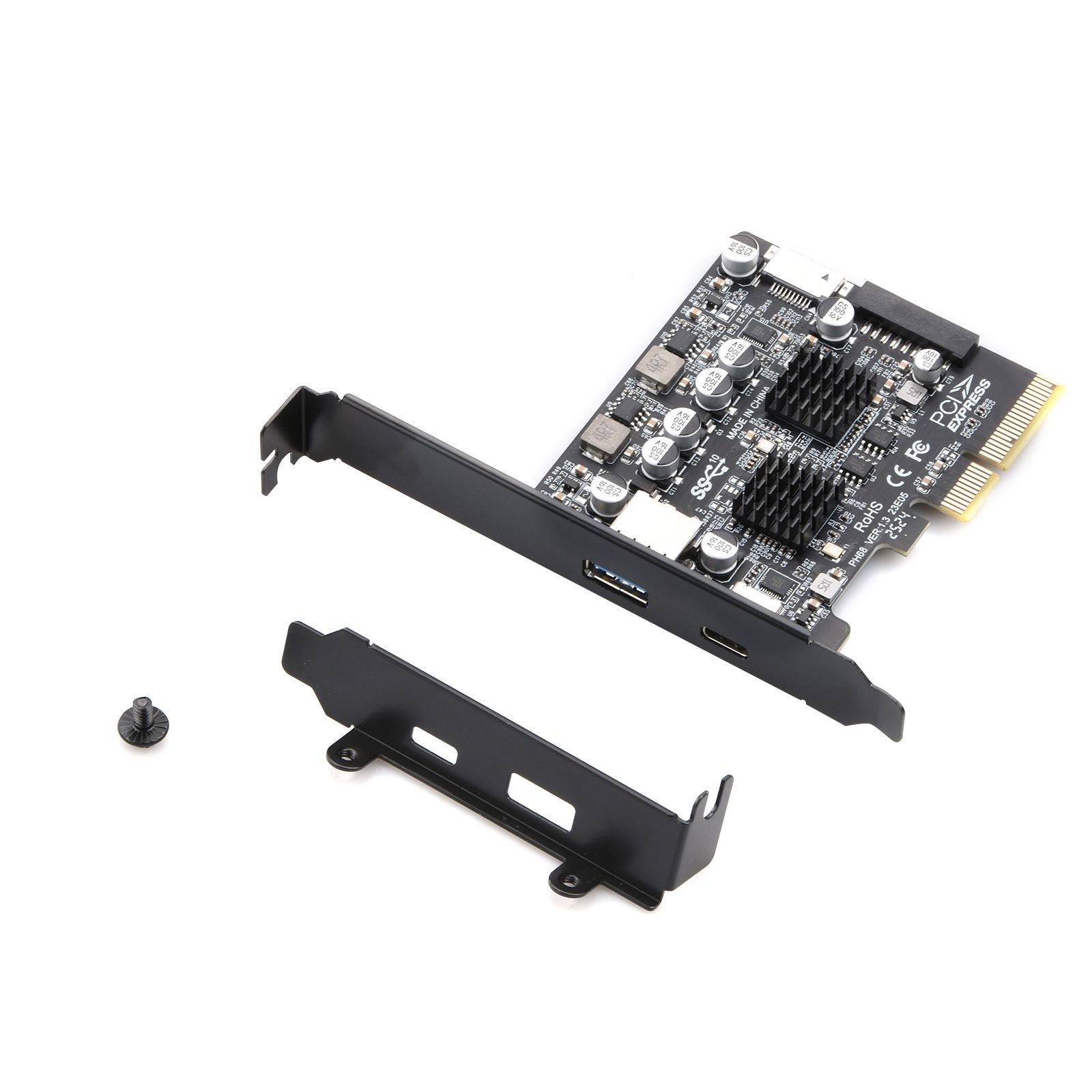 PCI-E X4/X8/X16 USB 3.2 Gen2 Expansion Card Compatible USB1.1 2.0 3.0 3.1 3.2