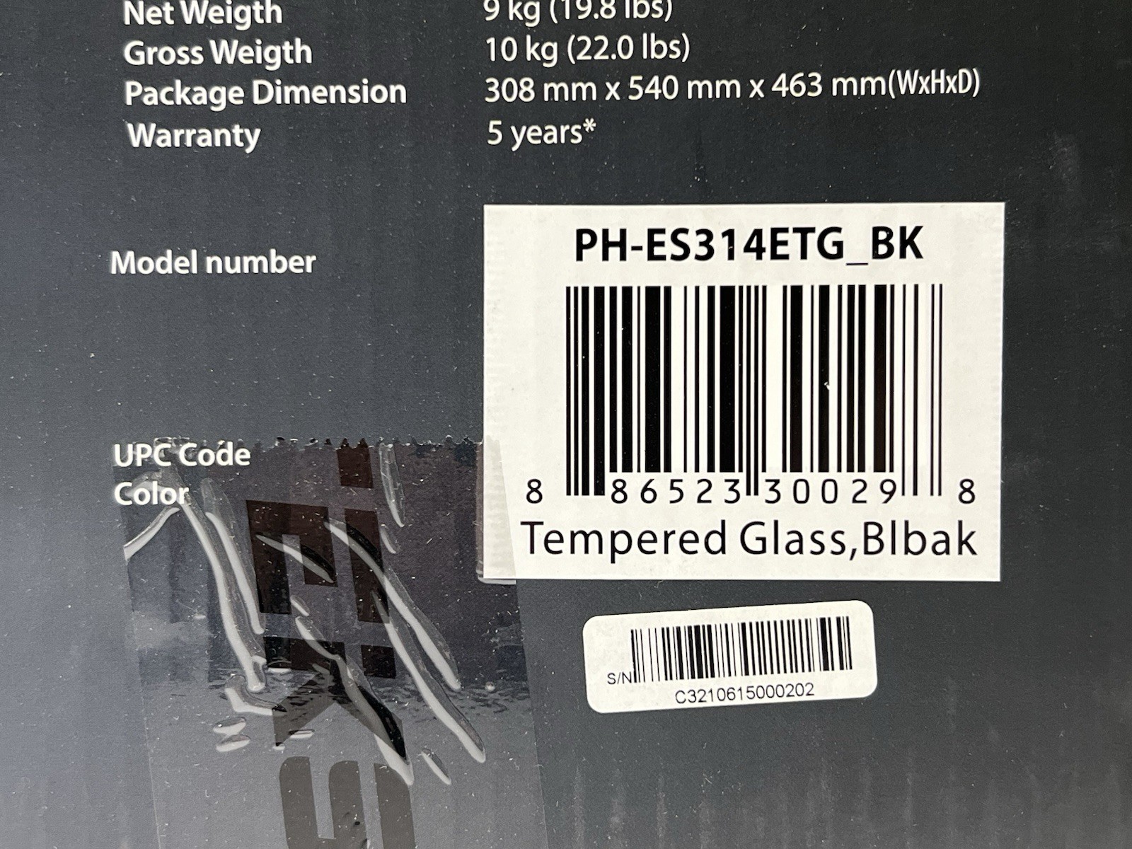 Phanteks Enthoo Evolv mATX Aluminium Tower Computer Case Satin Black PH-ES314_BK