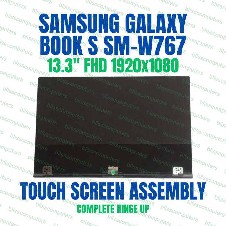 Samsung Galaxy Book S SM-W767V FHD LCD Display Complete Touch Screen Assembly