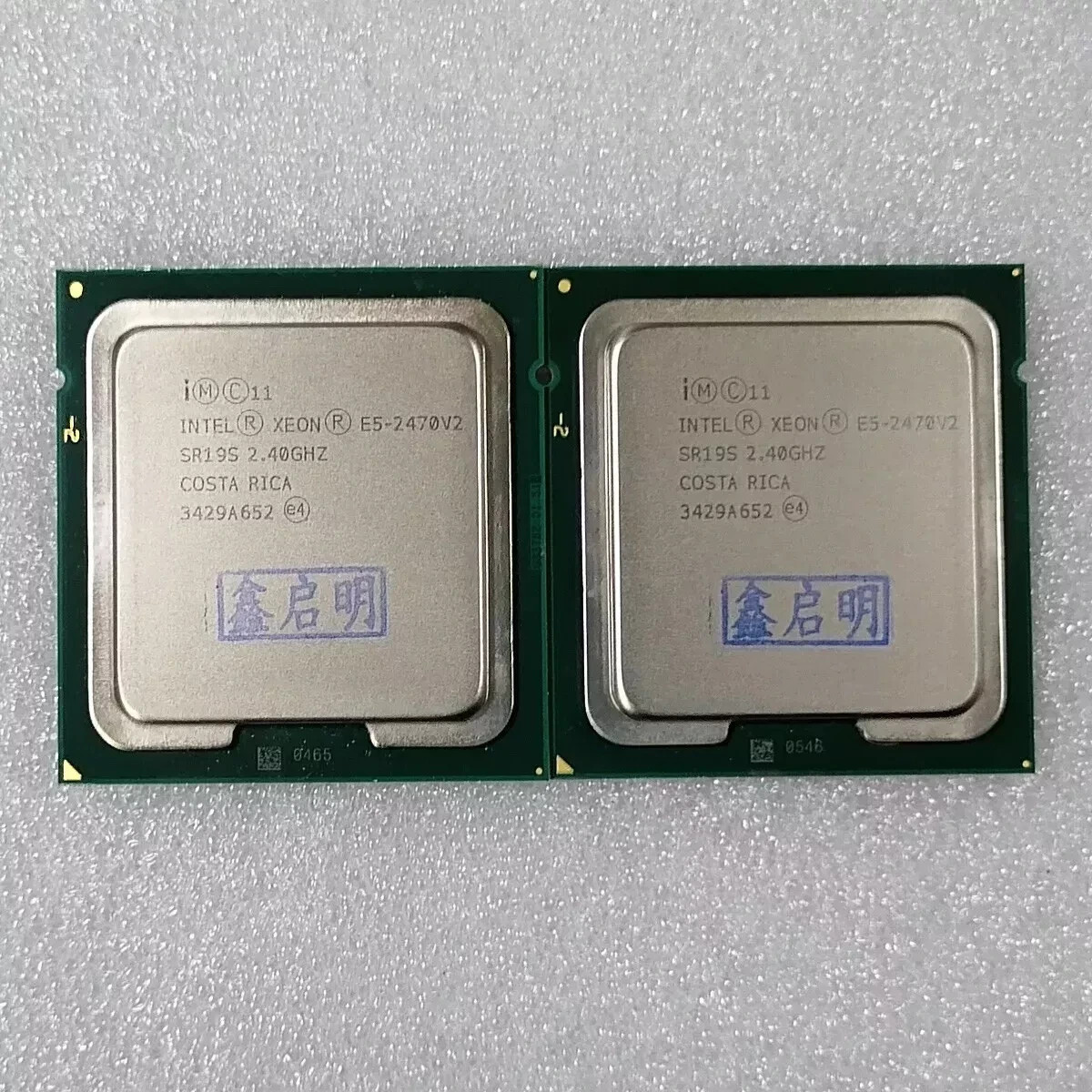 Matched pair intel Xeon E5-2470 V2 E5-2470V2 2.4GHz 10C 20 Threads L3-25MB CPU