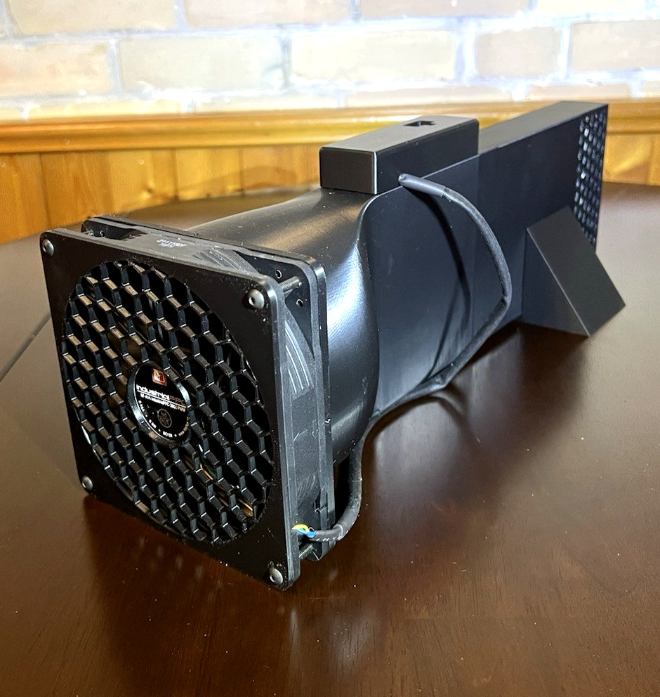 AMD BC-250 Cooler Case 140mm Fan Enclosure – BC250 Made from Heat Resistant ABS