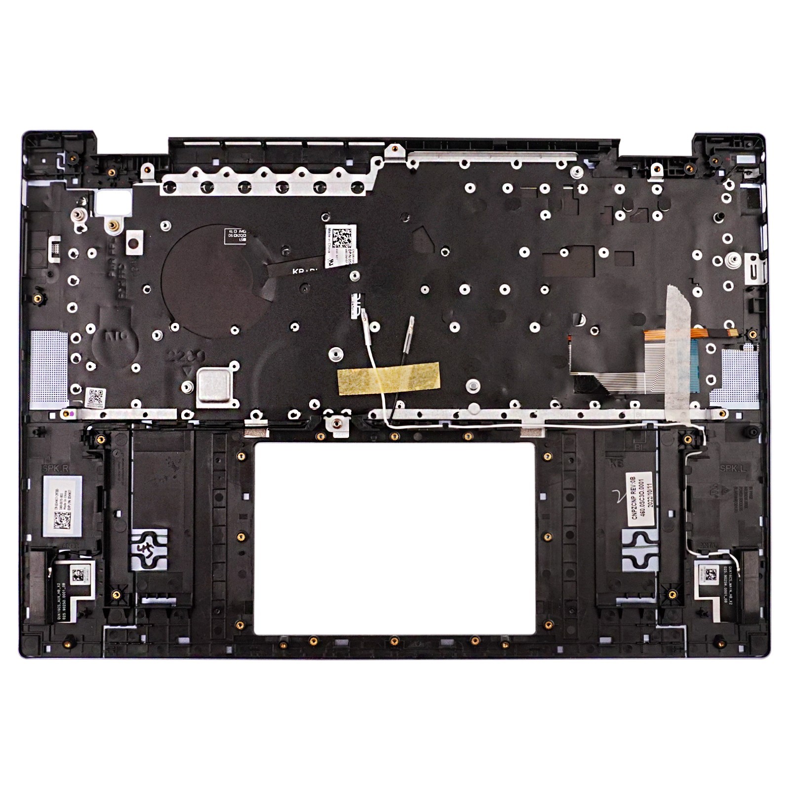 New Dell Inspiron 16 5630 5635 Blue Palmrest Keyboard Backlit 0JJ2P7 0837FK US