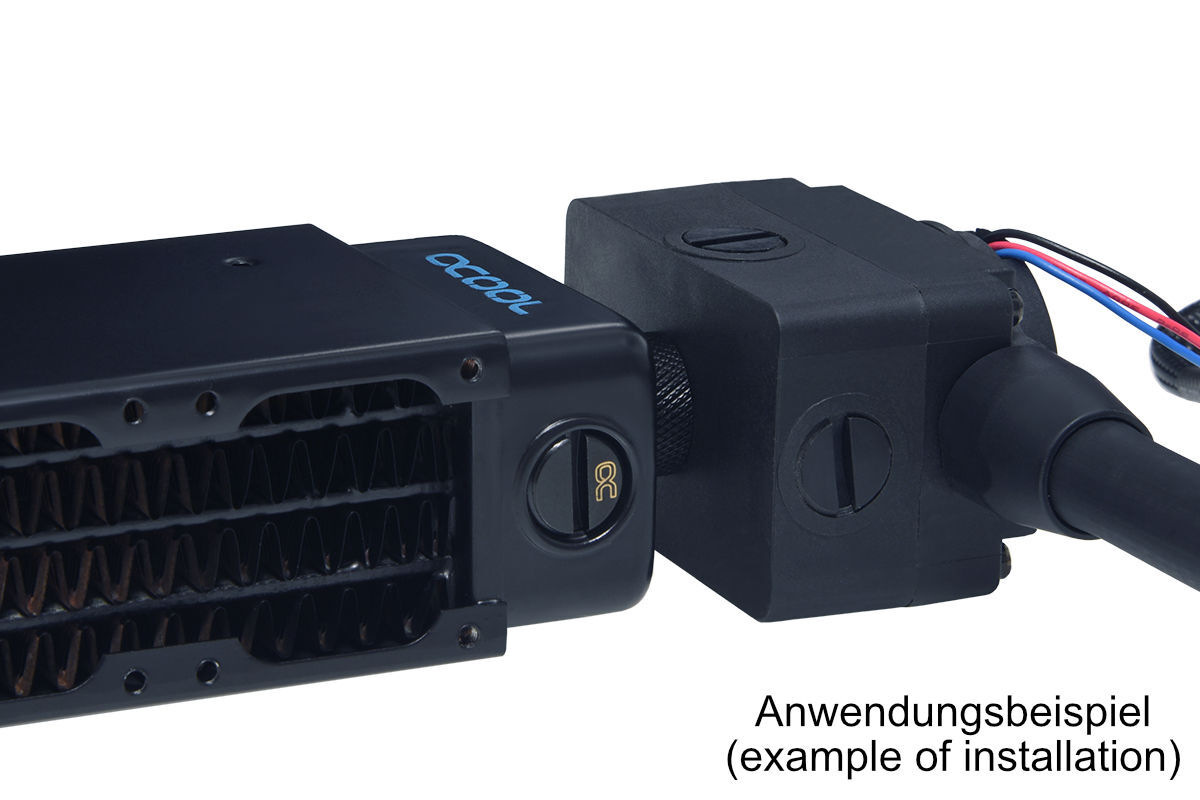 Alphacool Eisstation 40 DC-LT Pump Top and Reservoir, Pump Not Included