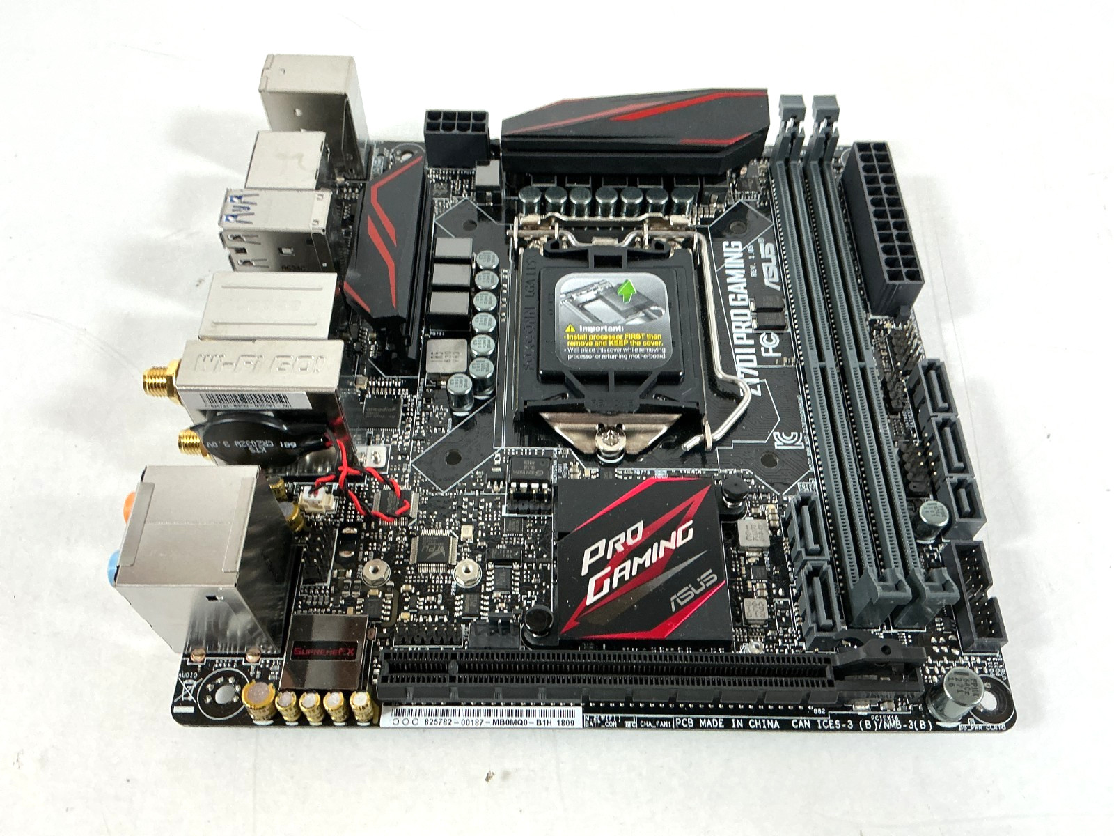 ASUS Z170I Pro Gaming Mini-ITX LGA 1151 DDR4 Motherboard – Z170I PRO GAMING