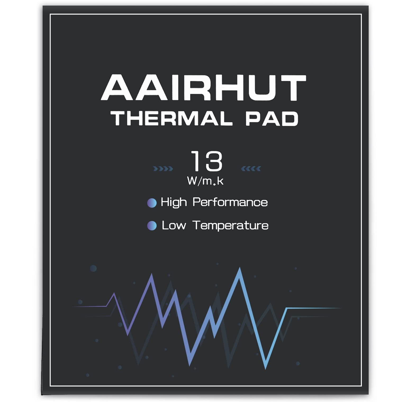 Thermal Pad 13W/mK [0.5~3mm], 120x120x2mm Silicone Cooling Pad GPU Non Conduc…