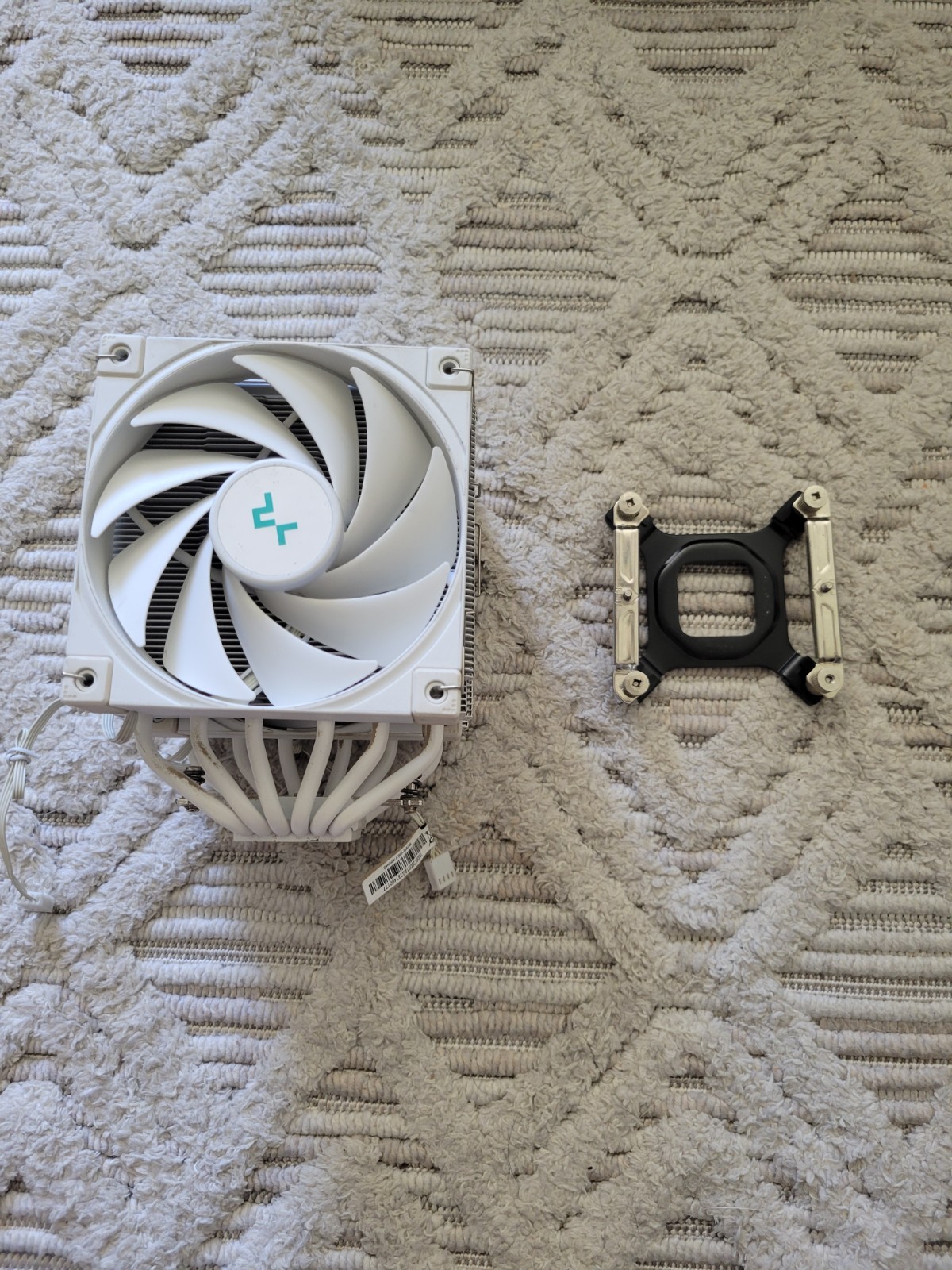 DeepCool AK620 Digital WH Performance CPU Cooler White 4 Direct Touch Copper Pad