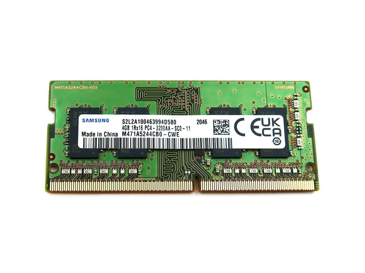 Samsung 4GB DDR4 3200MHz PC4-25600 1.2V Laptop Memory M471A5244CB0-CWE lot of 50