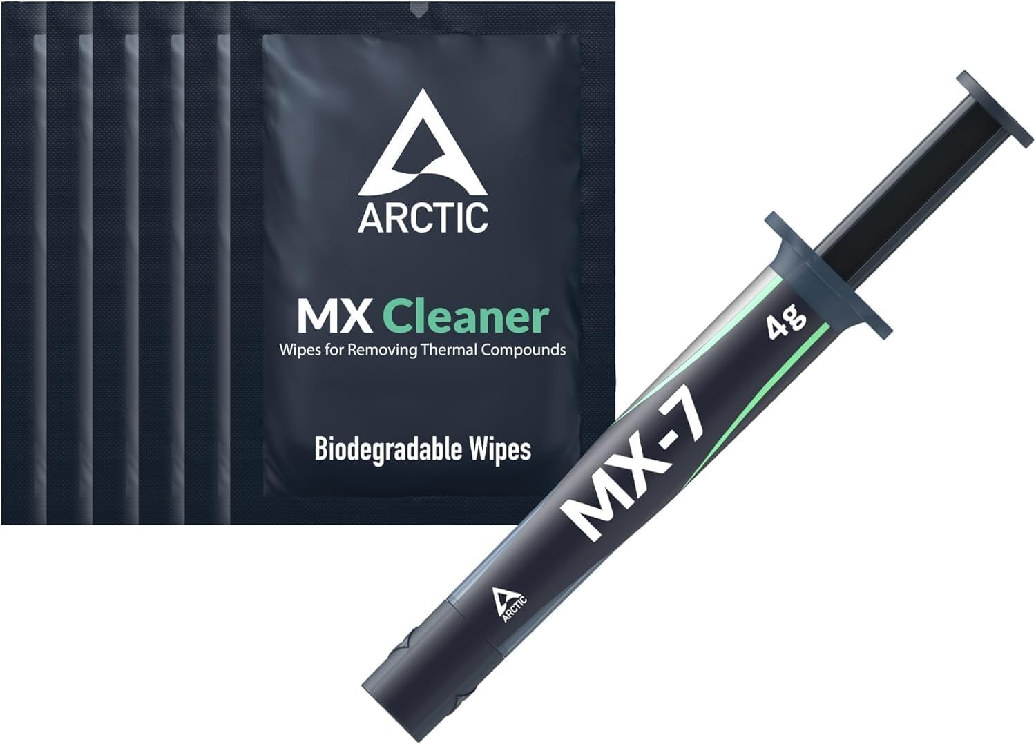 Arctic MX-7 (4g) with 6pcs MX Cleaner PREMIUM Performance Thermal Compound