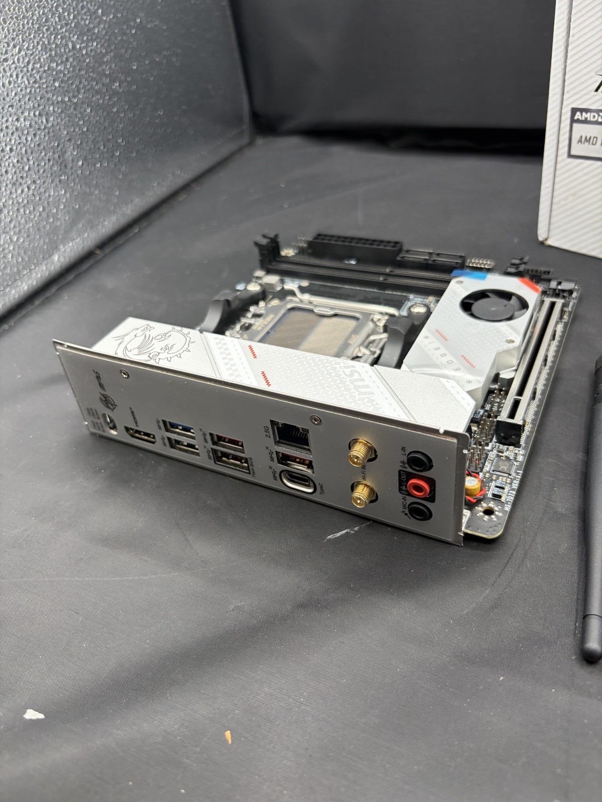 MSI MPG B650I EDGE WIFI AM5 MINI-ITX AMD MOTHERBOARD – [CPU PIN(S) BENT/DAMAGE]