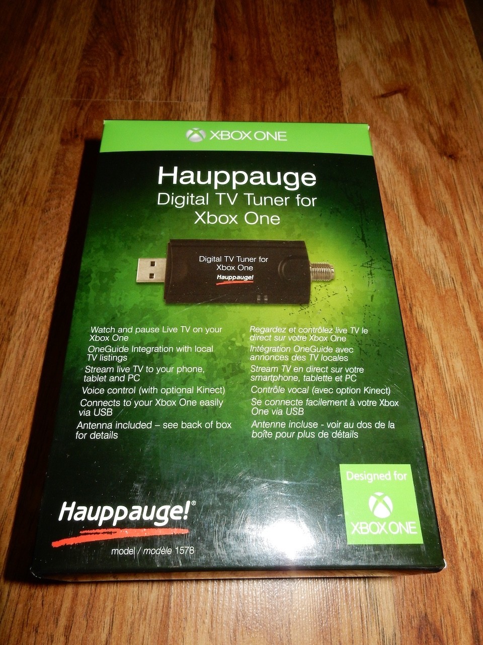 Hauppauge Digital TV Tuner for Xbox One 1578 Video Capture Black And PC