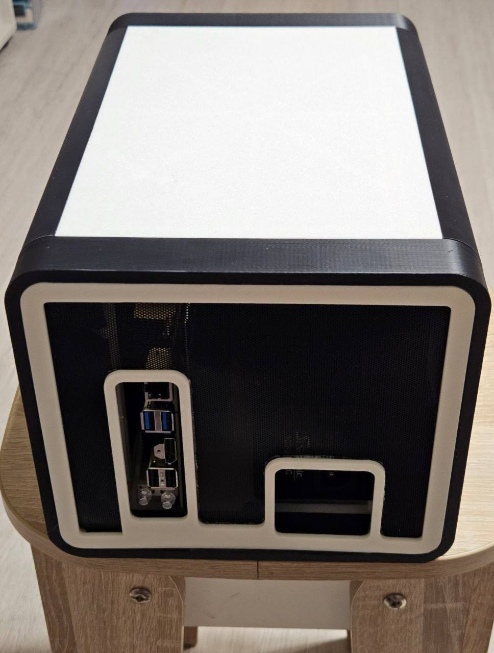 Case for AMD BC-250 PS5 Mining Board – ATX PSU – 120+140mm Fan – 3D Printed