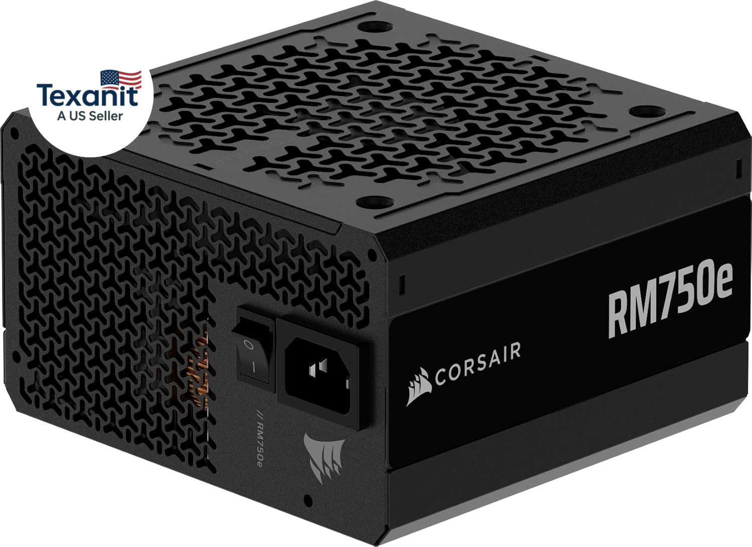 Rm750E ATX 3.1 Pcie 5.1 Ready Fully Modular 750W Power Supply – 12V-2X6 Cable In