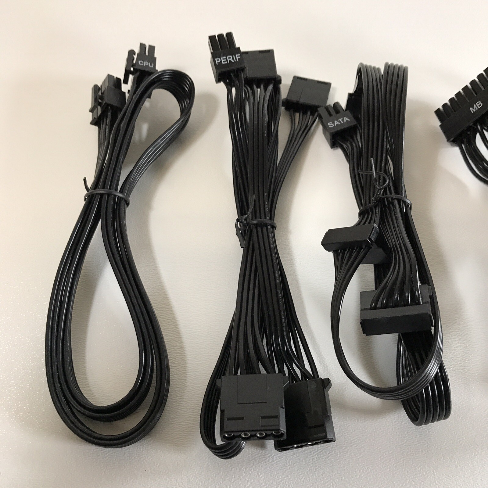 10lb Lot of Assorted Genuine EVGA and Corsair Modular Power Supply Cables.