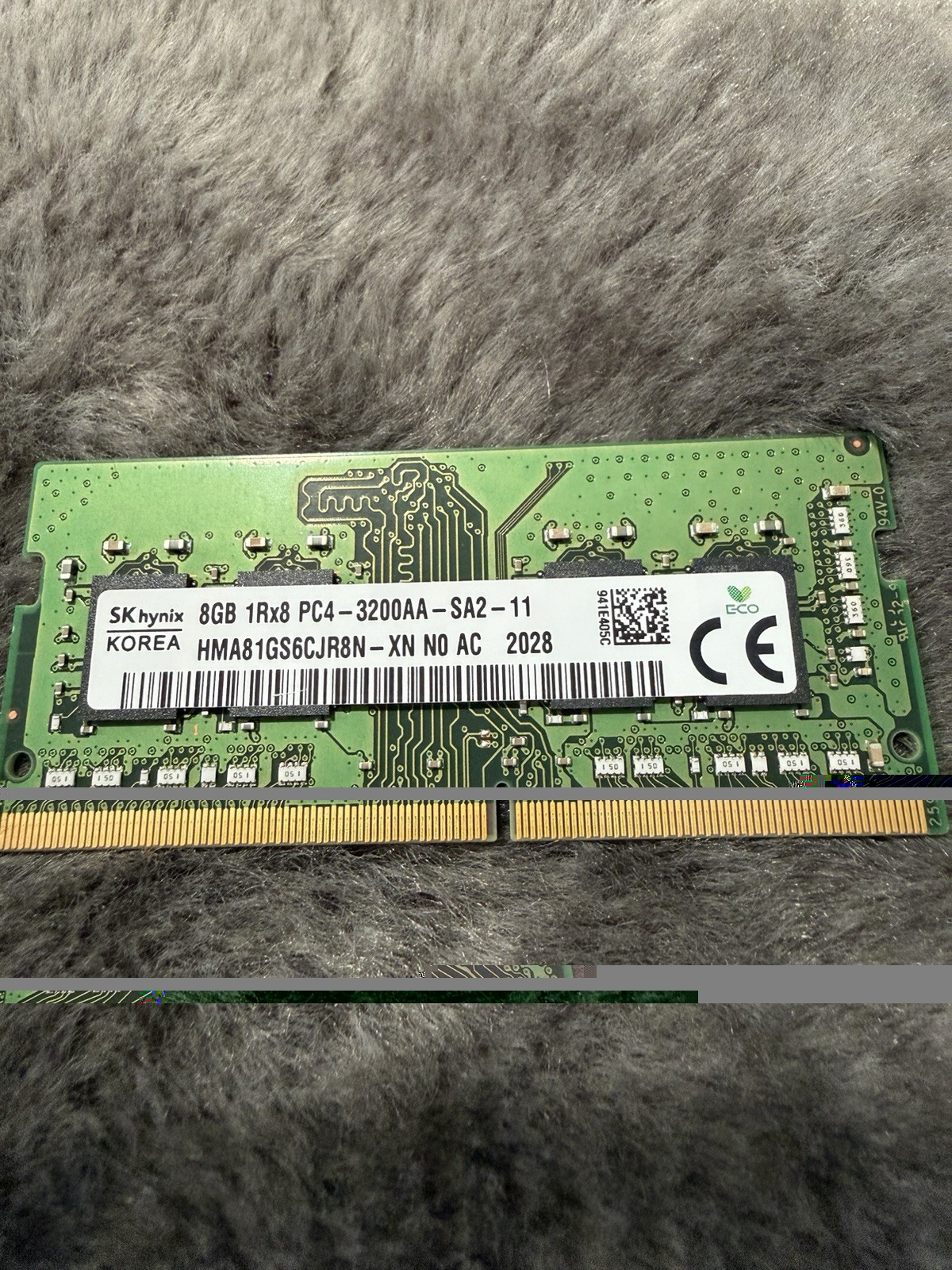 SK Hynix 8GB PC4-3200AA-SA2-11 Memory RAM HMA81GS6DJR8N-XN