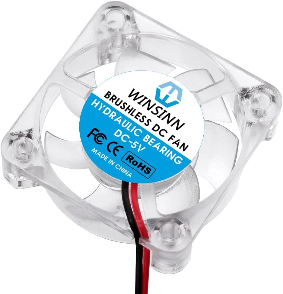 Hydraulic Bearing 40mm RGB USB Fan 5V, 4 Pack for Small Electronics Cooling