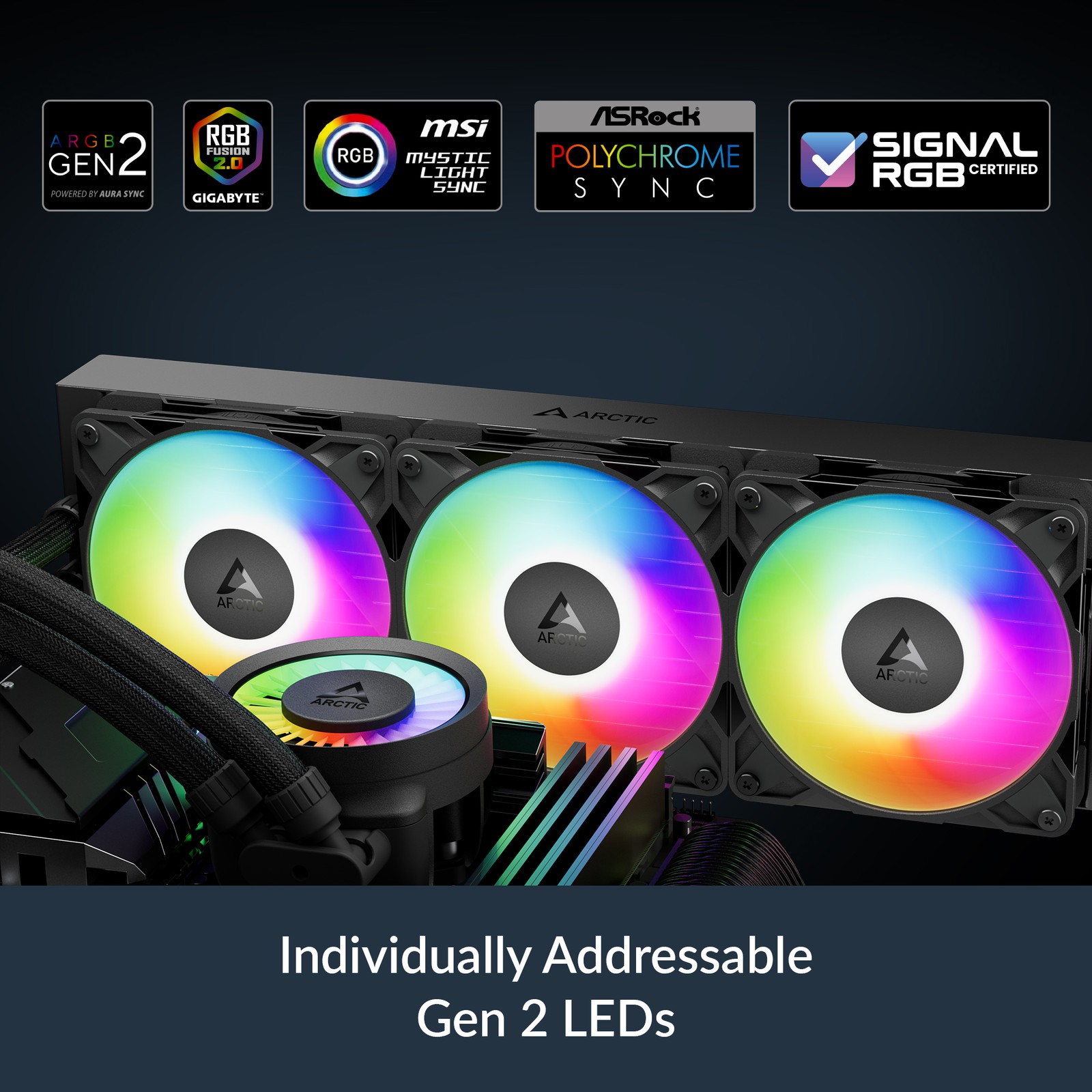 ARCTIC Liquid Freezer III Pro 420 A-RGB black PC Water Cooler AIO Cooling CPU