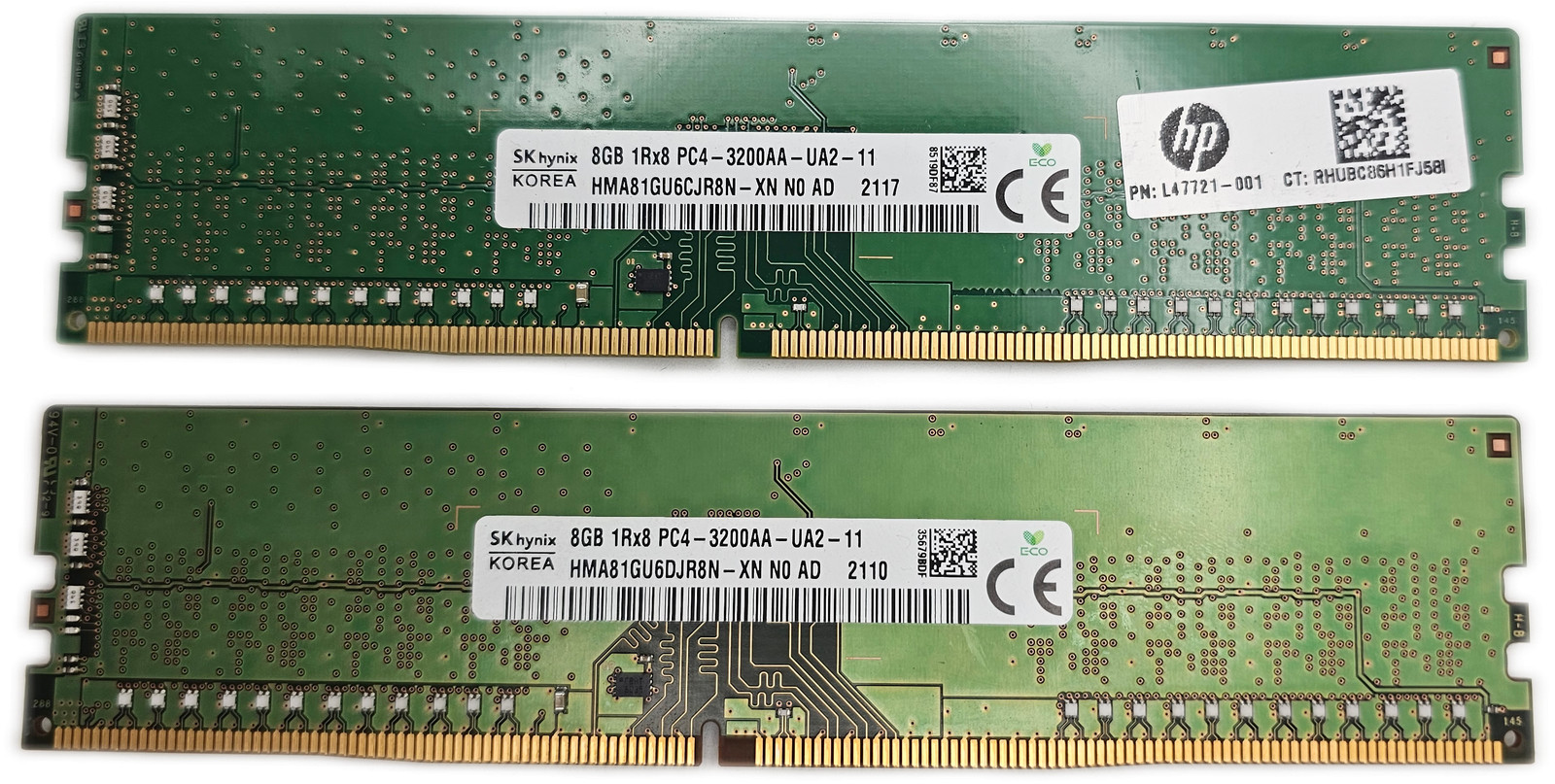 SK HYNIX 16GB DDR4 3200MHz PC4-25600 DIMM DESKTOP RAM (2x8GB)