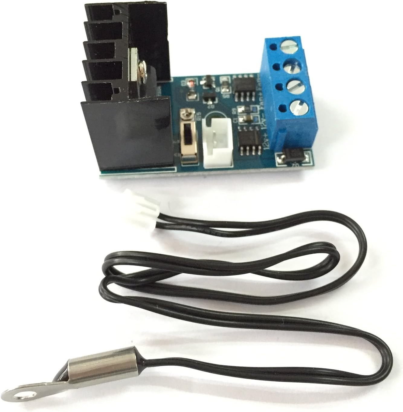 DC 12V 1A Automatic PC CPU Fan Temperature Control Speed Controller Case Fan Gov