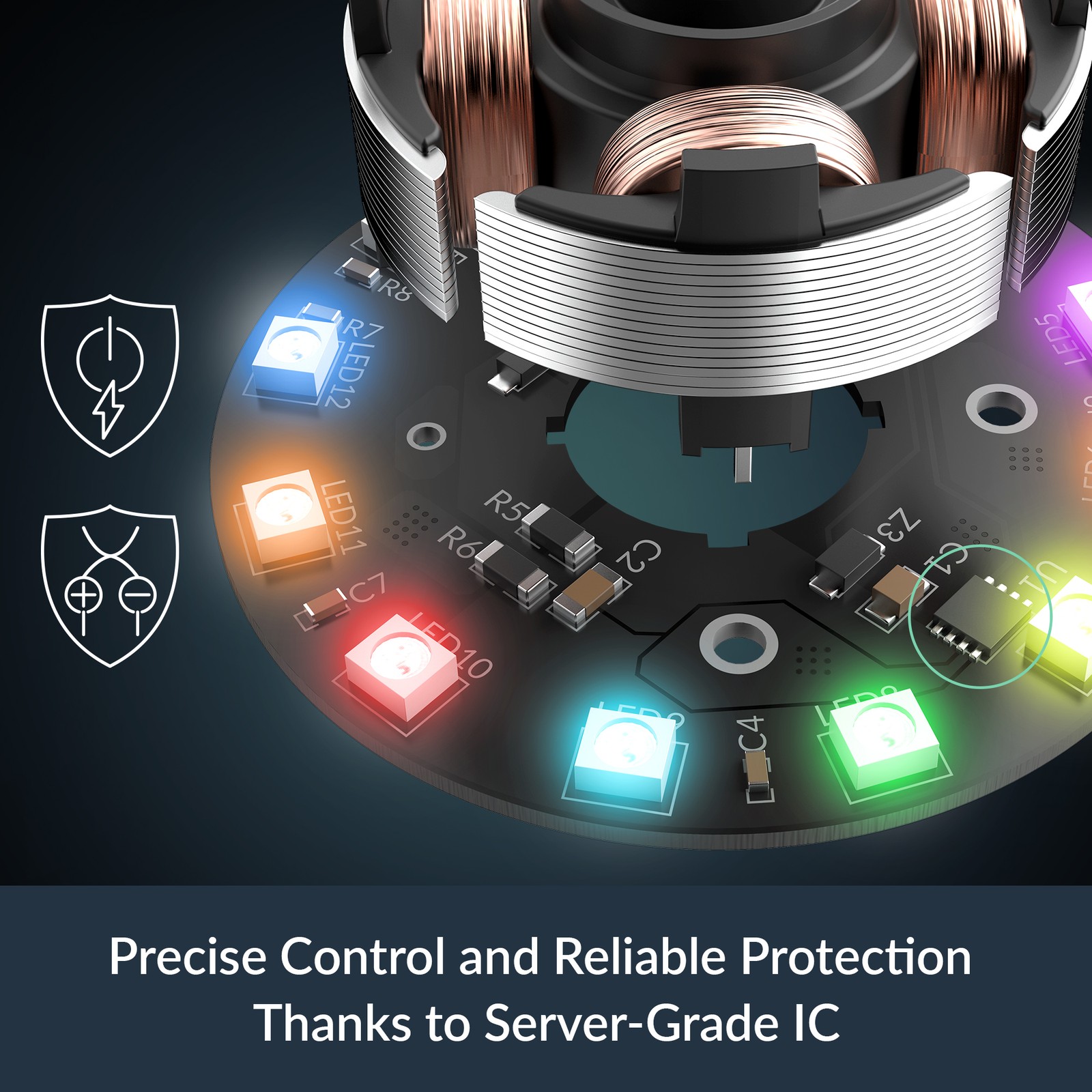 ARCTIC P12 Pro PST A-RGB Fan 120 mm PWM PC Case Silent
