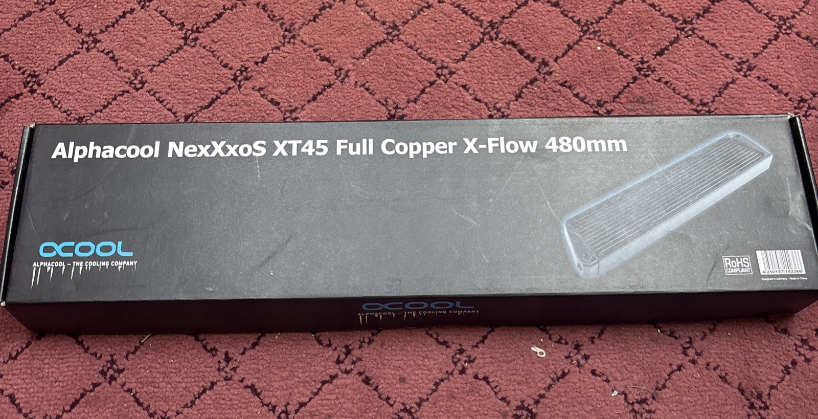 Alphacool NexXxoS XT45 Full Copper X-Flow 480mm Radiator NEW OPEN BOX