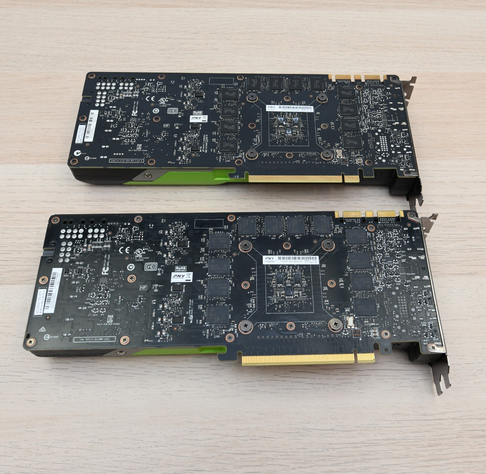 Lot of 2x PNY NVIDIA Quadro M6000 12GB Video Graphics Card GPU VCQM6000-T PCIe