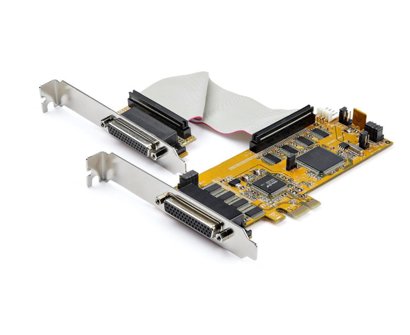 StarTech PEX8S950LP 8-Port PCIe RS232 Serial Adapter Card, 8-Port PCIe x1 RS232