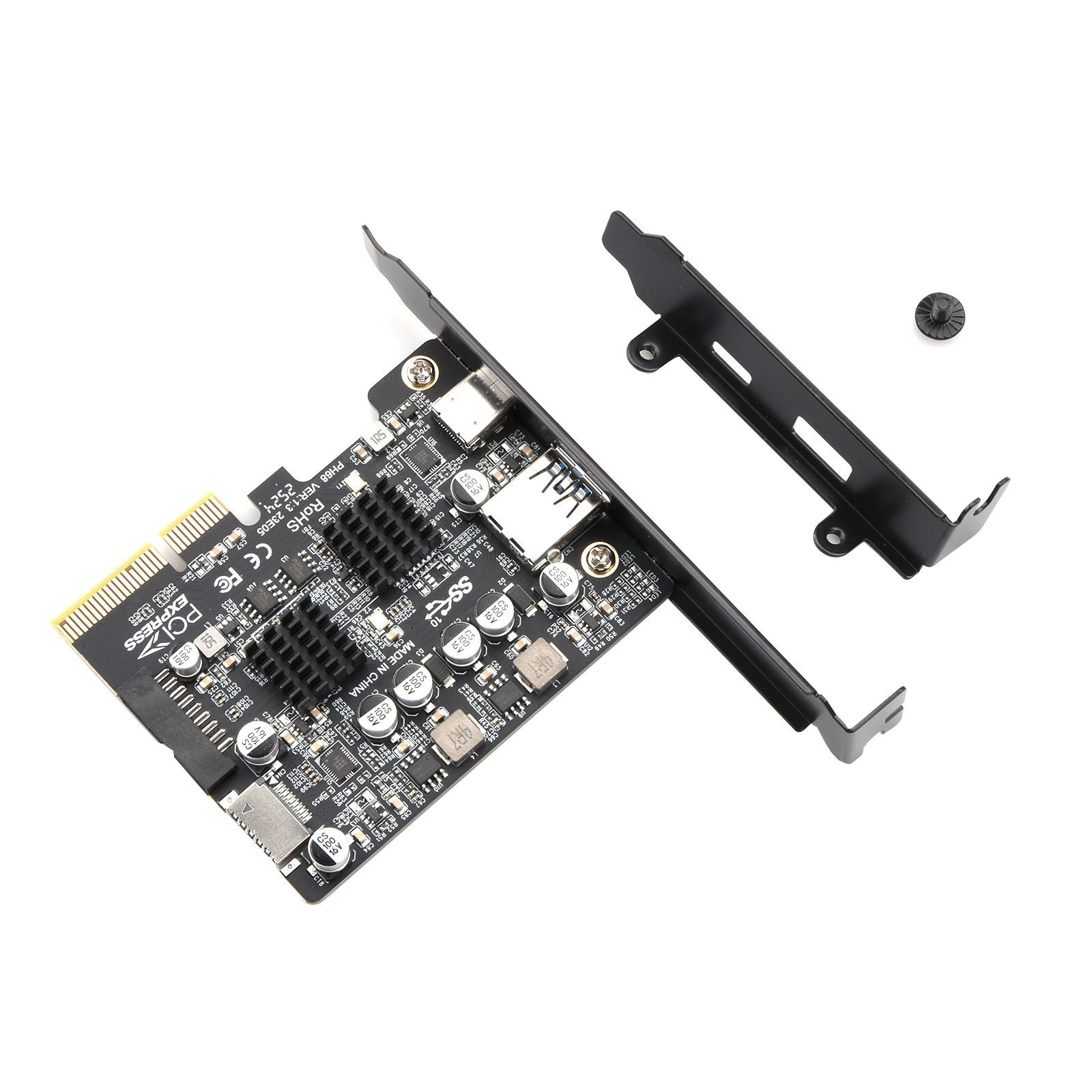 PCI-E X4/X8/X16 USB 3.2 Gen2 Expansion Card Compatible USB1.1 2.0 3.0 3.1 3.2