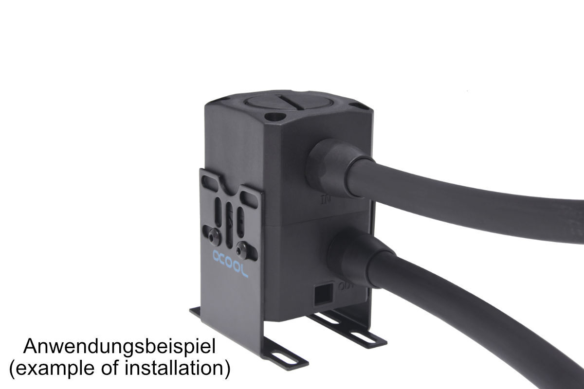 Alphacool Eisstation 80 DC-LT Pump Top and Reservoir, Pump Not Included