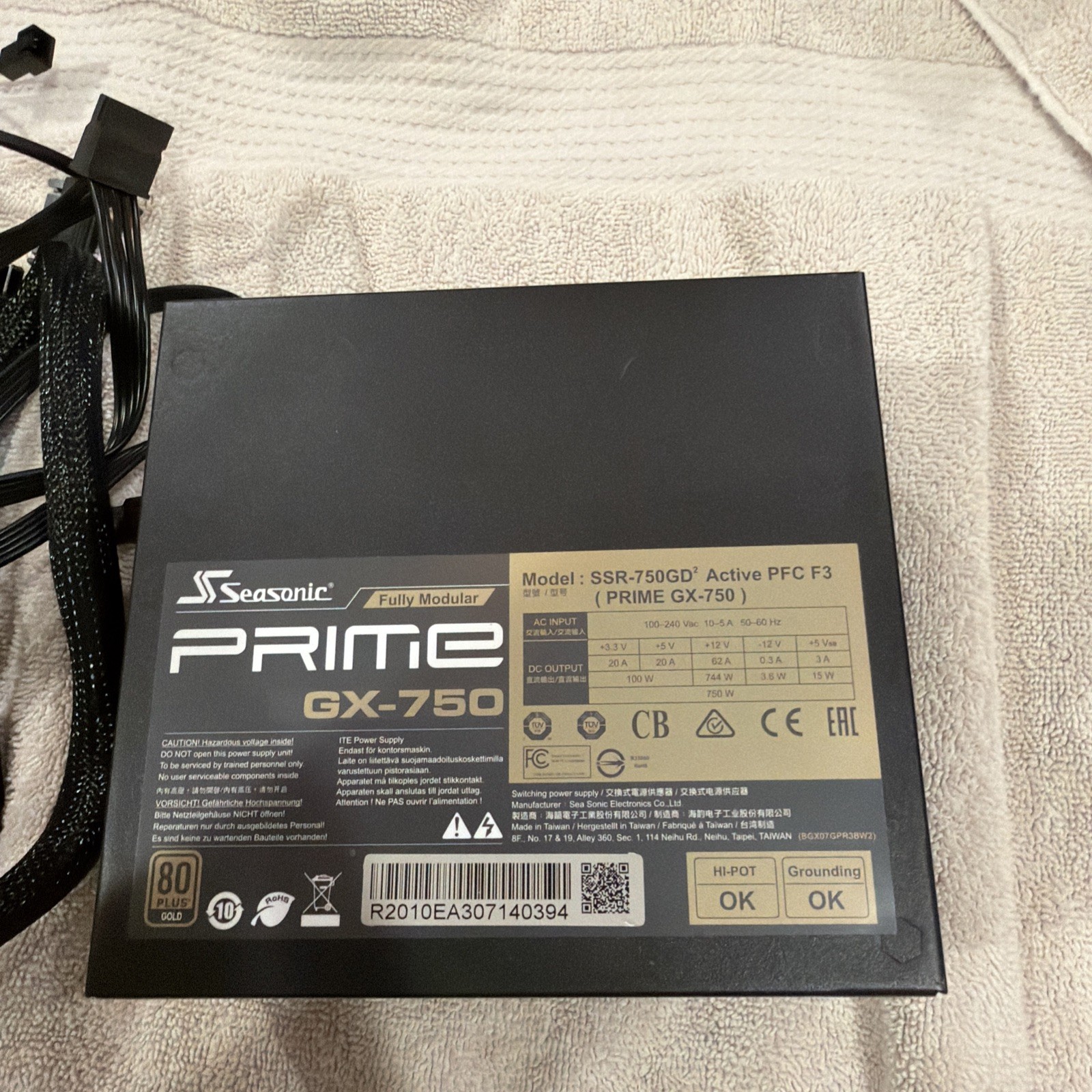 Seasonic PRIME 1300W ATX 80+ Gold SSR-1300GD Full-Modular Power Supply