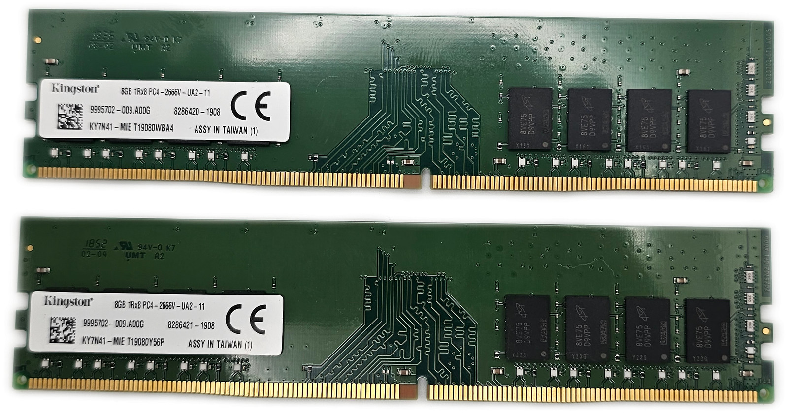 KINGSTON 16GB (2x8GB) DDR4 2666MHz PC4-2100 UDIMM DESKTOP RAM (2X8GB)