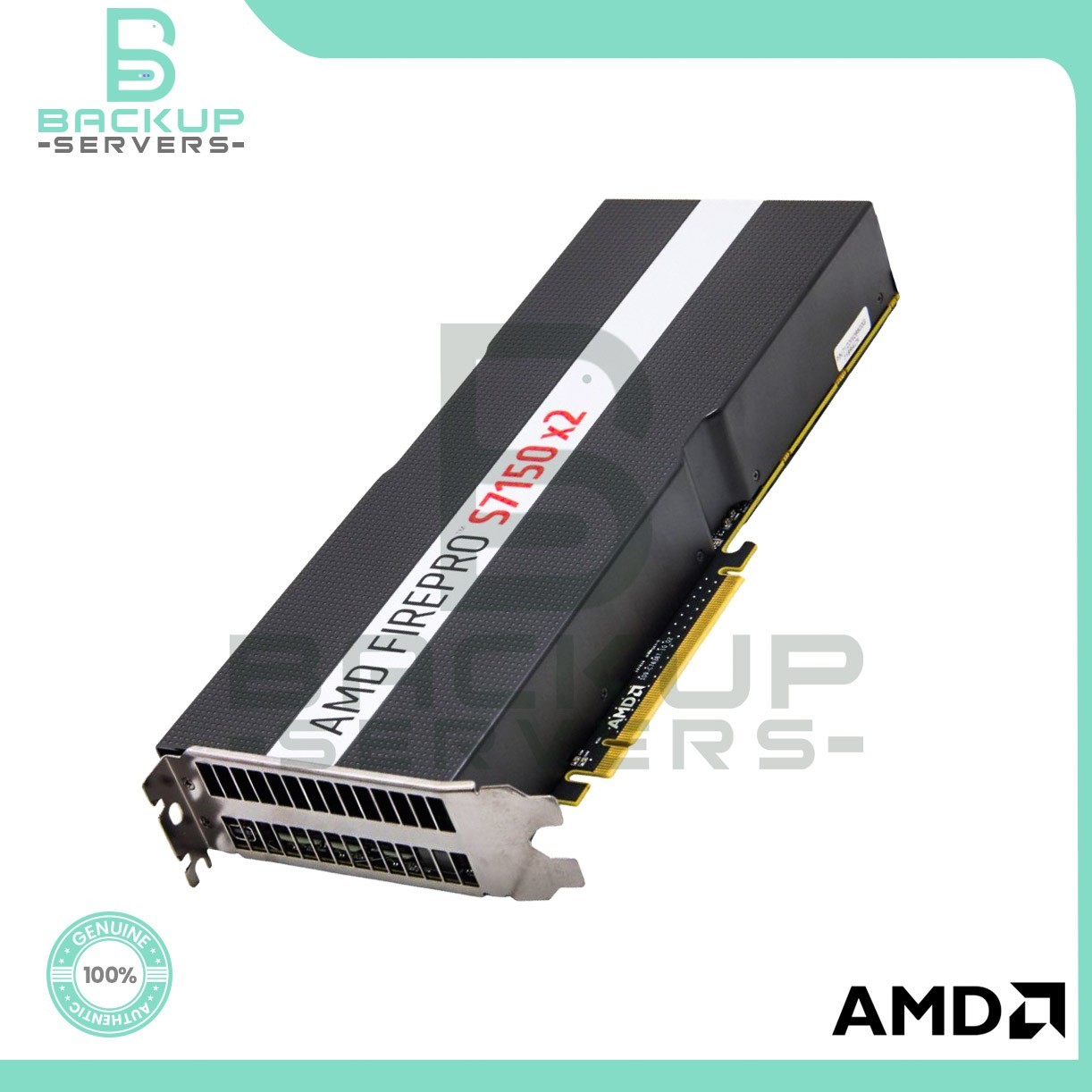 AMD FirePro S7150X2 16GB GDDR5 PCI Express 3.0 x16 GPU Server Accelerator Card