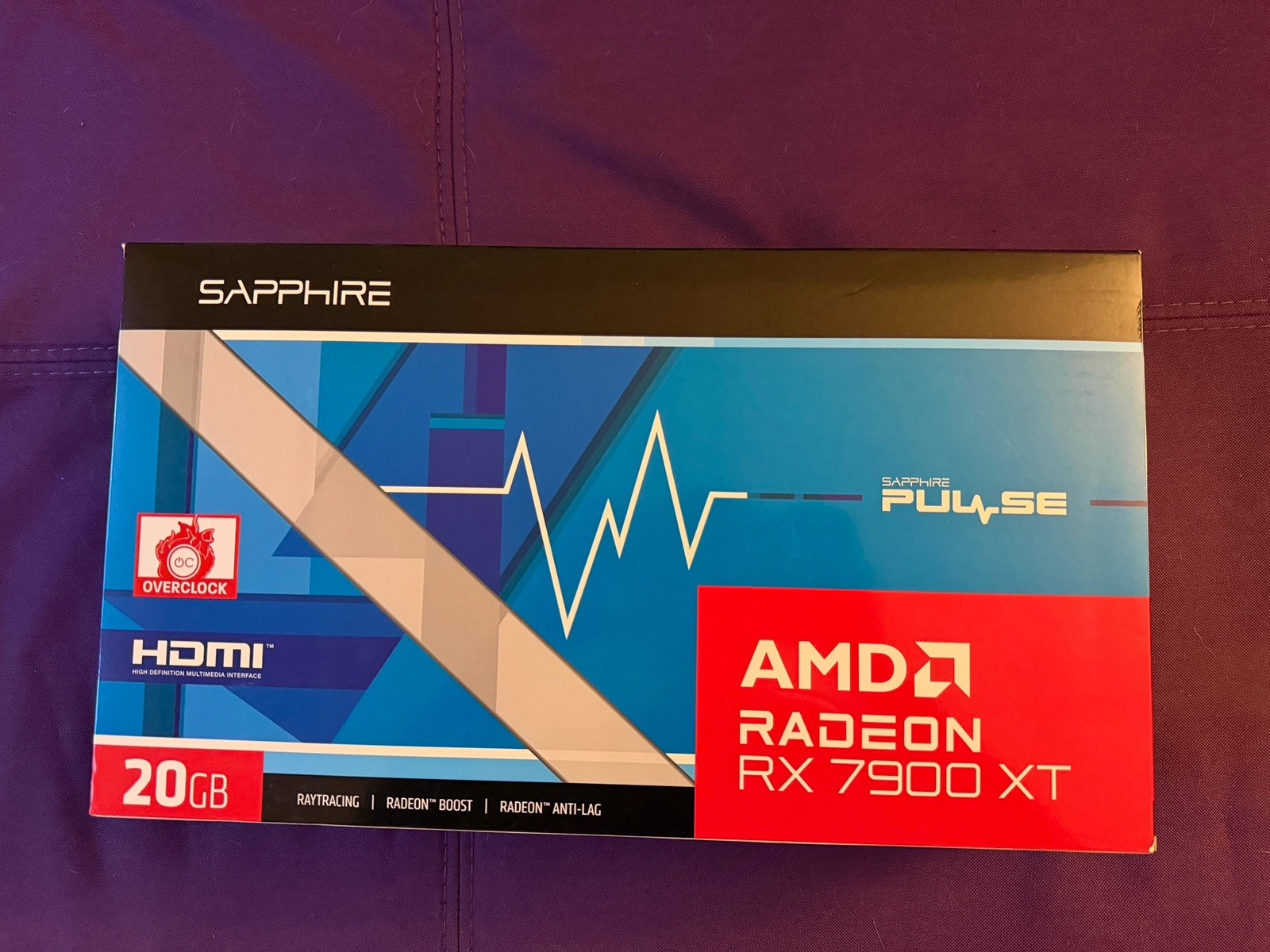 SAPPHIRE PULSE Radeon RX 7900 XT 20GB GDDR6 PCI Express 4.0 x16 ATX GPU