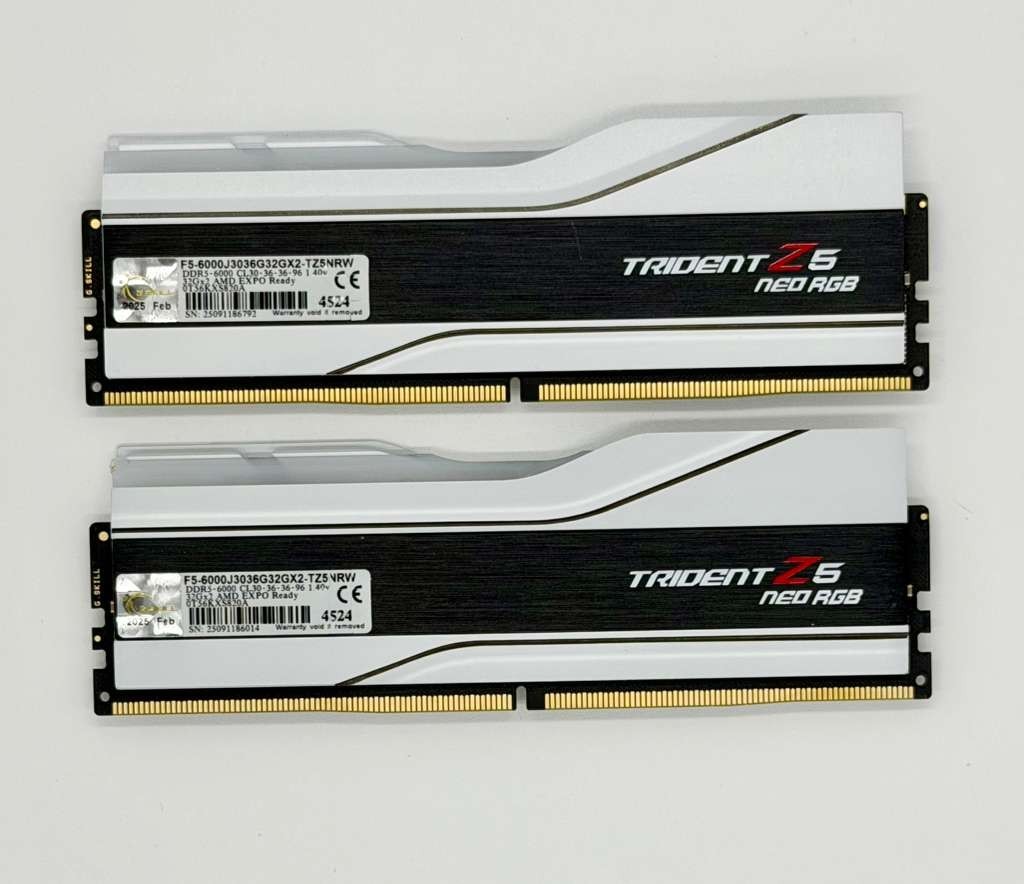 G.Skill Trident Z5 Neo RGB 64GB DDR5 6000 RAM 2x32GB F5-6000J3036G32GX2-TZ5NRW