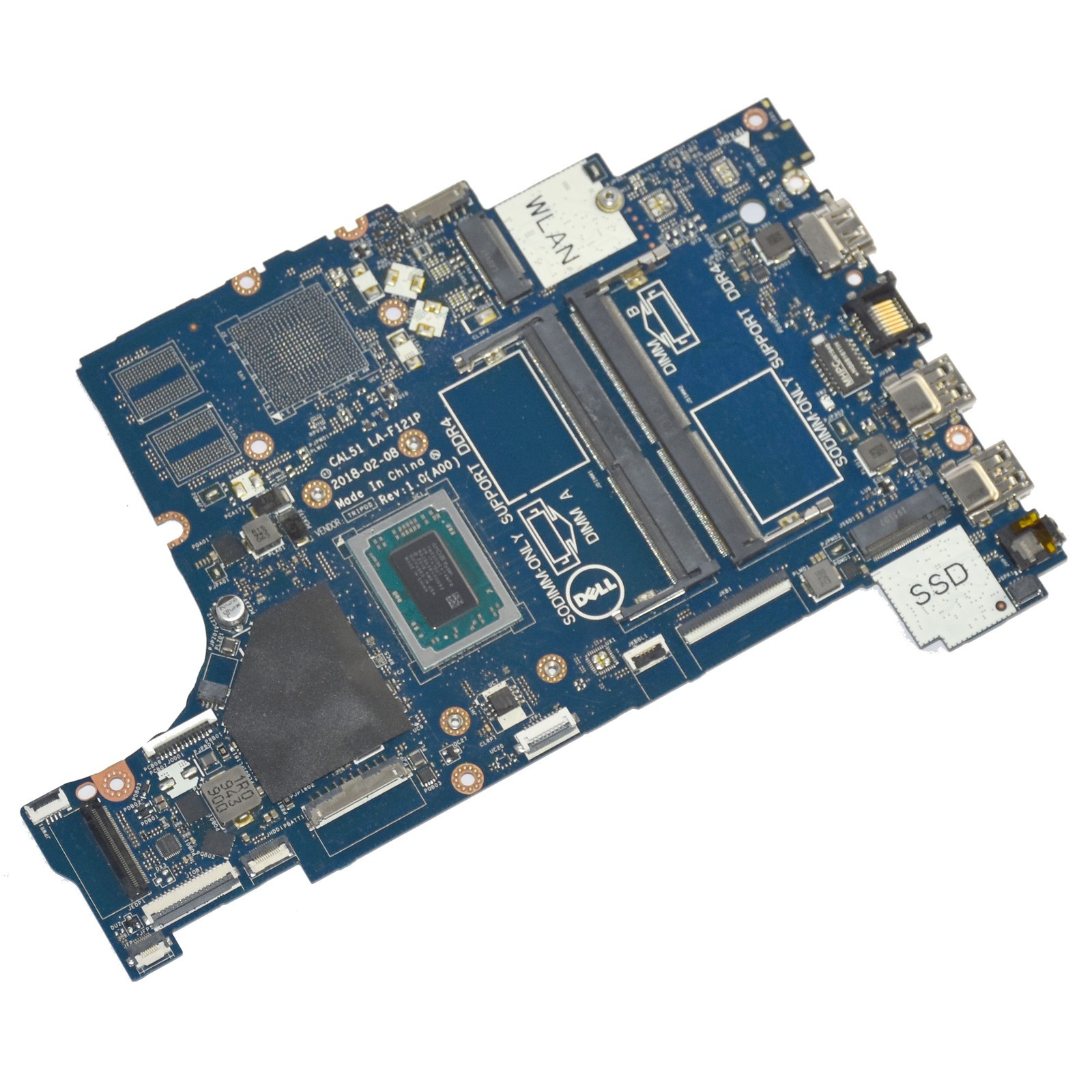 Dell Inspiron 3585 AMD Ryzen 5 2500U 4-Cores Laptop Motherboard LA-F121P PV8CV
