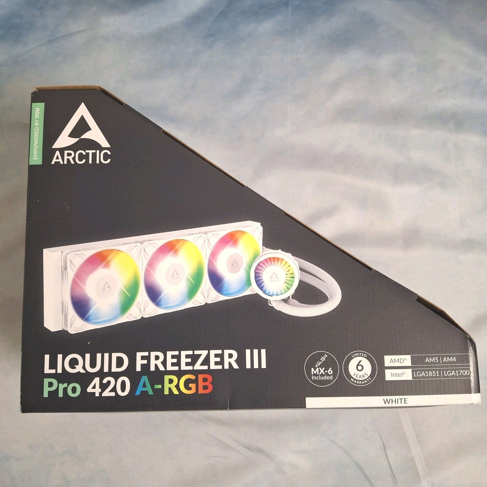 ARCTIC Liquid Freezer III Pro 420 A-RGB AIO CPU Water Cooler – White