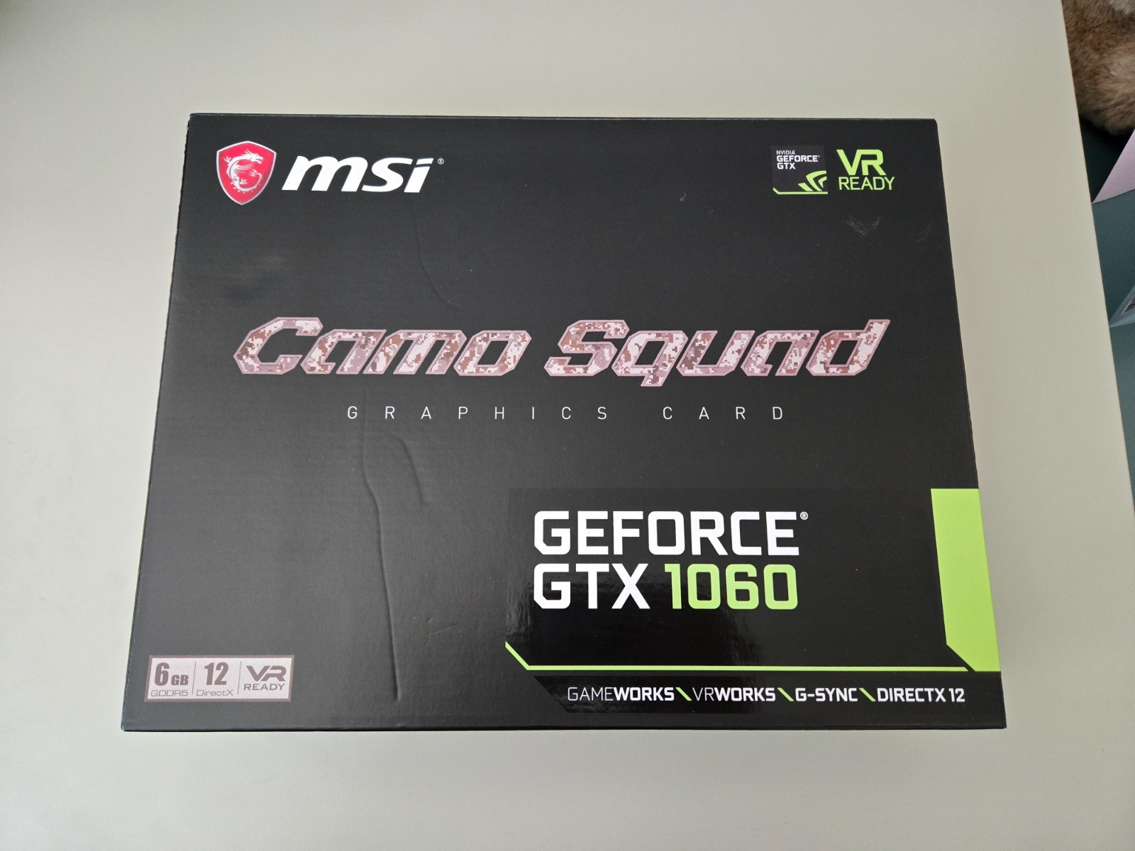 MSI GeForce GTX 1060 6GB GDDR5 Graphics Card CAMO SQUAD 6G