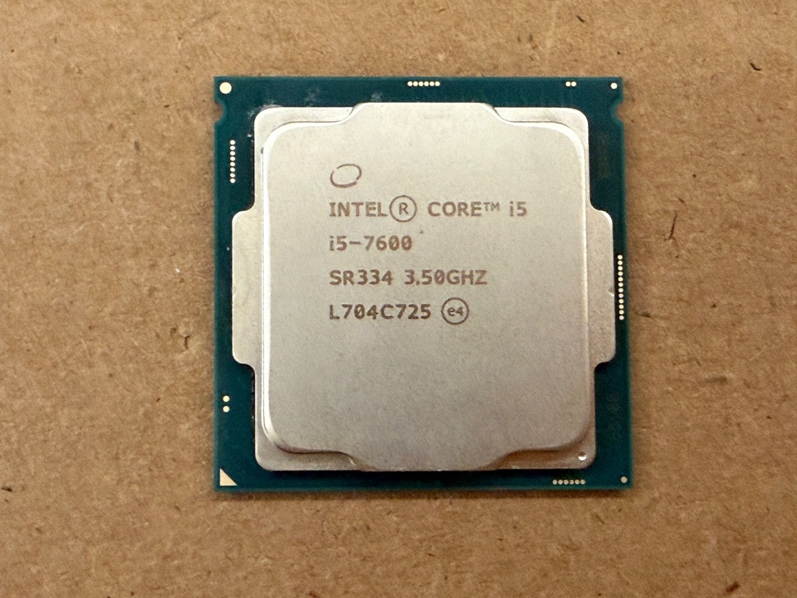 Intel Core i5-7600 SR334 3.50GHz CPU Processor